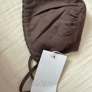 Zara Kids Brown Bonnet